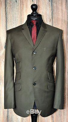 Mod Suit Skinhead Suit Slim Fit 3 Button Single Breasted Suit Dandy Suit 60's