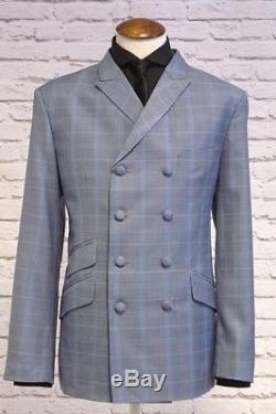 Mod Suit Skinhead Suit Slim Fit 8 Button Double Breasted Suit Dandy Suit 60's