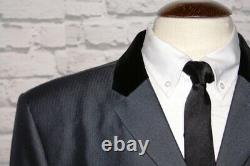 Mod suit, skinhead suit Charcoal tonic suit 3 button suit slim fit mod suit