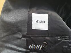 Moschino Men's Suit Jacket Grey eu50 (large 40) Slim Fit New rrp £1050