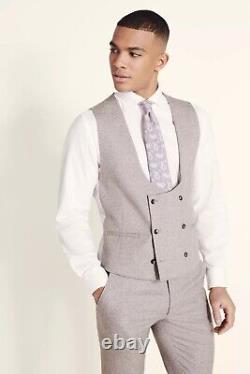 Moss Bros Slim Fit Neutral Suit Small