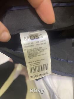 Moss Slim Fit Navy Suit Jacket 38S, Trousers 30S