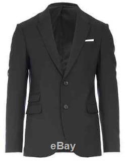 NEIL BARRETT (BAB66) Italy Slim Skinny Fit Fitted Black Wool Suit 38 x 32