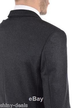 NEIL BARRETT New Man Gray Two Button Single Breasted Slim Fit SUIT Size 48 ita