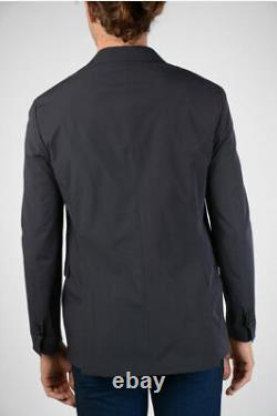 NEIL BARRETT men Suit Sz 48 IT Dark Navy Single Breasted Blazer Slim Fit 48