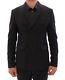 NEW $1600 EMPORIO ARMANI Black Slim Fit Wool Smoking Tuxedo Suit EU48 /US38 / M