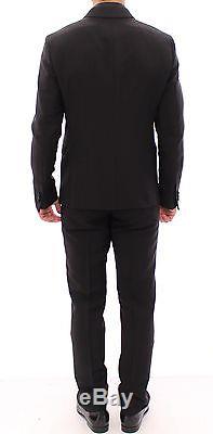 NEW $1600 EMPORIO ARMANI Black Slim Fit Wool Smoking Tuxedo Suit EU48 /US38 / M