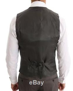 NEW $2200 DOLCE & GABBANA Suit Brown Cotton 3 Piece Slim Fit s. EU52 / US42 / XL