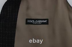 NEW $2400 DOLCE & GABBANA Suit 3 Piece Gray Wool Silk Stretch Slim Fit EU46/US36
