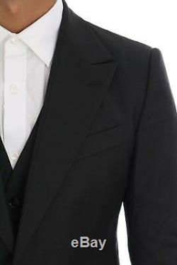 NEW $2400 DOLCE & GABBANA Suit Dark Green Wool Two Button Slim Fit EU44 /US34/XS