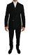 NEW $2500 DOLCE & GABBANA Suit Wool Black Double Breasted Slim Fit s IT48 / US38