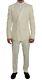 NEW $2800 DOLCE & GABBANA Suit 3 Piece Cream White Wool Silk Slim Fit EU50 /US40