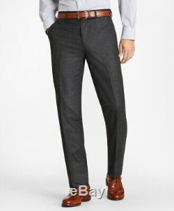 NEW Brooks Brothers Regent Fit Stretch Flannel 1818 Suit, Gray, 38S, MSRP $998