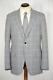 NEW Custom SuitSupply Flat Front Side Vent Grey Windowpane SUIT Slim Fit 42 L