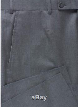 NEW! Gray Isaia 2 Button Slim-Fit Suit Lightweight Wool 40 R/50IT $4175