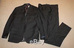 NEW Polo Ralph Lauren Custom Fit Modern Slim Fit Dark Gray Suit 46L
