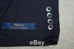 NEW Polo Ralph Lauren Custom Slim Fit Modern Blue Gray Wool Suit 42R