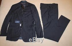 NEW Polo Ralph Lauren Custom Slim Fit Modern Blue Wool Suit 42L