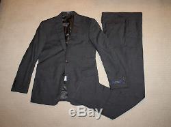 NEW Polo Ralph Lauren Made in Italy Modern Slim Fit Gray Suit 38R