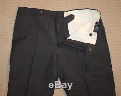 NEW Polo Ralph Lauren Made in Italy Modern Slim Fit Gray Suit 40R