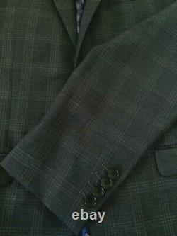 NEXT Suit Slim Fit Signature Tollegno Fabric Suit (Charcoal Grey 42R)