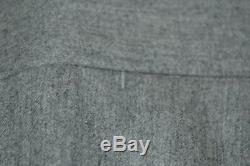NWOT $5800 BRUNELLO CUCINELLI Flat Front Grey Tuxedo SUIT 38 R Slim Fit 40 R