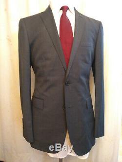 NWOT Brooks Brothers Red Fleece Gray Wool Suit 40R Slim Fit