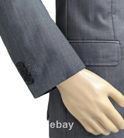 NWOT Hugo Boss Mens Slim Fit Suit Aiko1 Grey Herringbone UK 42L W34 L34 RRP £429