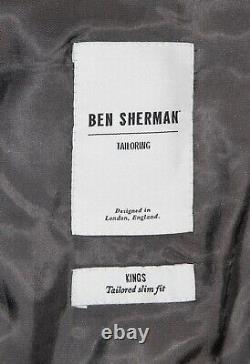 NWOT MENS BEN SHERMAN KING'S TAILORED SLIM FIT LUXURY SUIT UK 44R/W38x31L