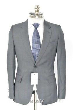 NWT $1,249 PAUL SMITH Gray Glen Check Wool Soho Fit Suit 44 R (EU 54) Drop 6