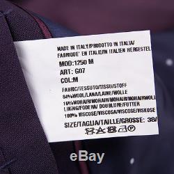 NWT $1395 PAUL SMITH'The Kensington' Royal Purple Wool Suit Slim-Fit 38 R