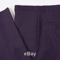 NWT $1395 PAUL SMITH'The Kensington' Royal Purple Wool Suit Slim-Fit 38 R