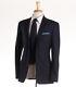 NWT $1495 PAUL SMITH'The Regent' Solid Navy Blue Wool Suit Slim-Fit 38 R