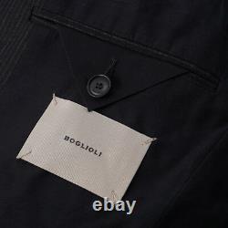 NWT $1595 BOGLIOLI Dark Gray Stripe Wool-Cashmere Suit Slim-Fit 40 R (Eu 50)