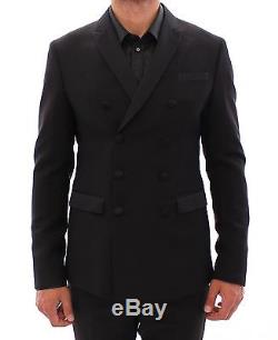 NWT $1600 EMPORIO ARMANI Black Slim Fit Wool Smoking Tuxedo Suit EU48 /US38 / M