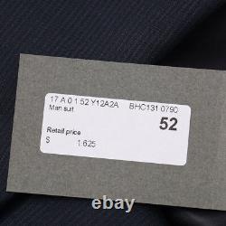 NWT $1625 BOGLIOLI Slim-Fit Navy Blue Fine Stripe Wool Suit 42 R (Eu 52)
