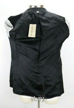 NWT $1995 BURBERRY LONDON Mens Wool Suit 44 R (54 EU) Charcoal Millbank Slim Fit