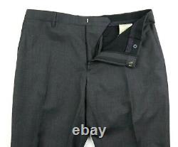 NWT $1995 BURBERRY LONDON Mens Wool Suit 44 R (54 EU) Charcoal Millbank Slim Fit