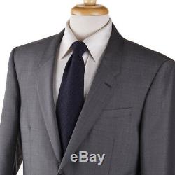 NWT $1995 BURBERRY LONDON Slim-Fit'Chelsea' Solid Gray Wool-Mohair Suit 42 R
