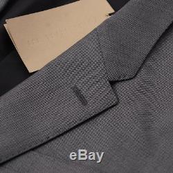 NWT $1995 BURBERRY LONDON Slim-Fit'Sandhurst' Solid Gray Wool-Mohair Suit 38 R