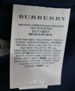 NWT $1995 BURBERRY LONDON'Soho 62' Petrol Blue Melange Wool Slim Fit Suit 40 R