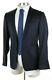 NWT $1995 BURBERRY LONDON Stirling Travel Navy Blue Wool Slim-Fit Suit 38 R