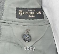 NWT $1995 CORNELIANI Gray Nailhead Wool Slim Fit 2 Btn Suit 42 L (EU 52) Drop 7