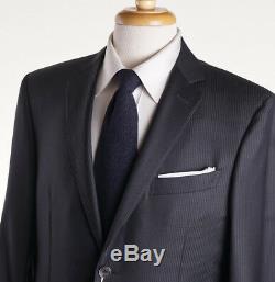 NWT $2095 CANALI 1934 Darker Gray Woven Stripe Slim-Fit Wool Suit 42 R (Eu 52)