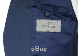 NWT $2195 CANALI 1934 Blue Year Round Water Resistant Wool Suit Slim Fit 48 R