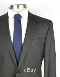 NWT $2195 CANALI 1934 Solid Brown Year Round Wool Suit 44 L (54 Eu) Slim Fit