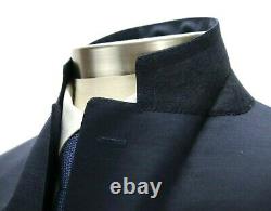 NWT $2195 CANALI 1934 Wool Suit 40 L (50 EU) Navy Blue Slim Fit Two Button Mens