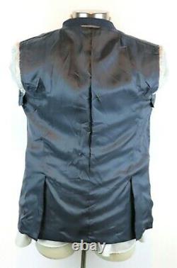 NWT $2195 CANALI 1934 Wool Suit 46 L fits 44 L (56 EU) Blue Microcheck Slim Fit
