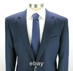 NWT $2195 CANALI 1934 Wool Suit 48 L fits 46 L Natural Comfort Navy Green 58 EU