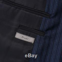 NWT $2195 CANALI Slim-Fit Navy Blue Stripe'Travel' Wool Suit 42 R (Eu 52)